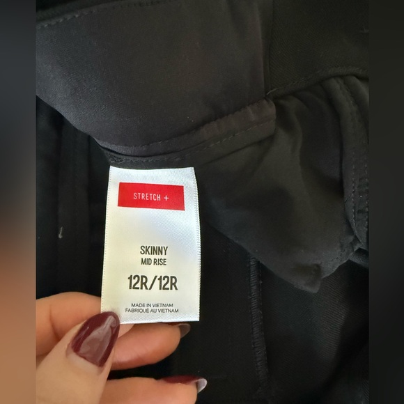 Express Editor Mid-Rise Skinny Pant Size 12 - Picture 10 of 10